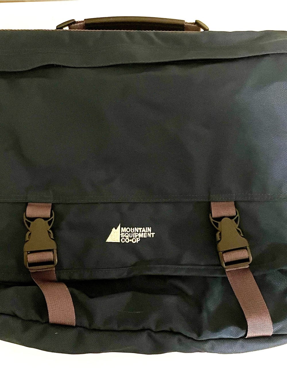 MEC navy blue Messenger Bag with grey Straps